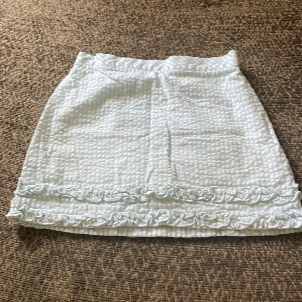 JK Girls seersucker skirt girls size 4t